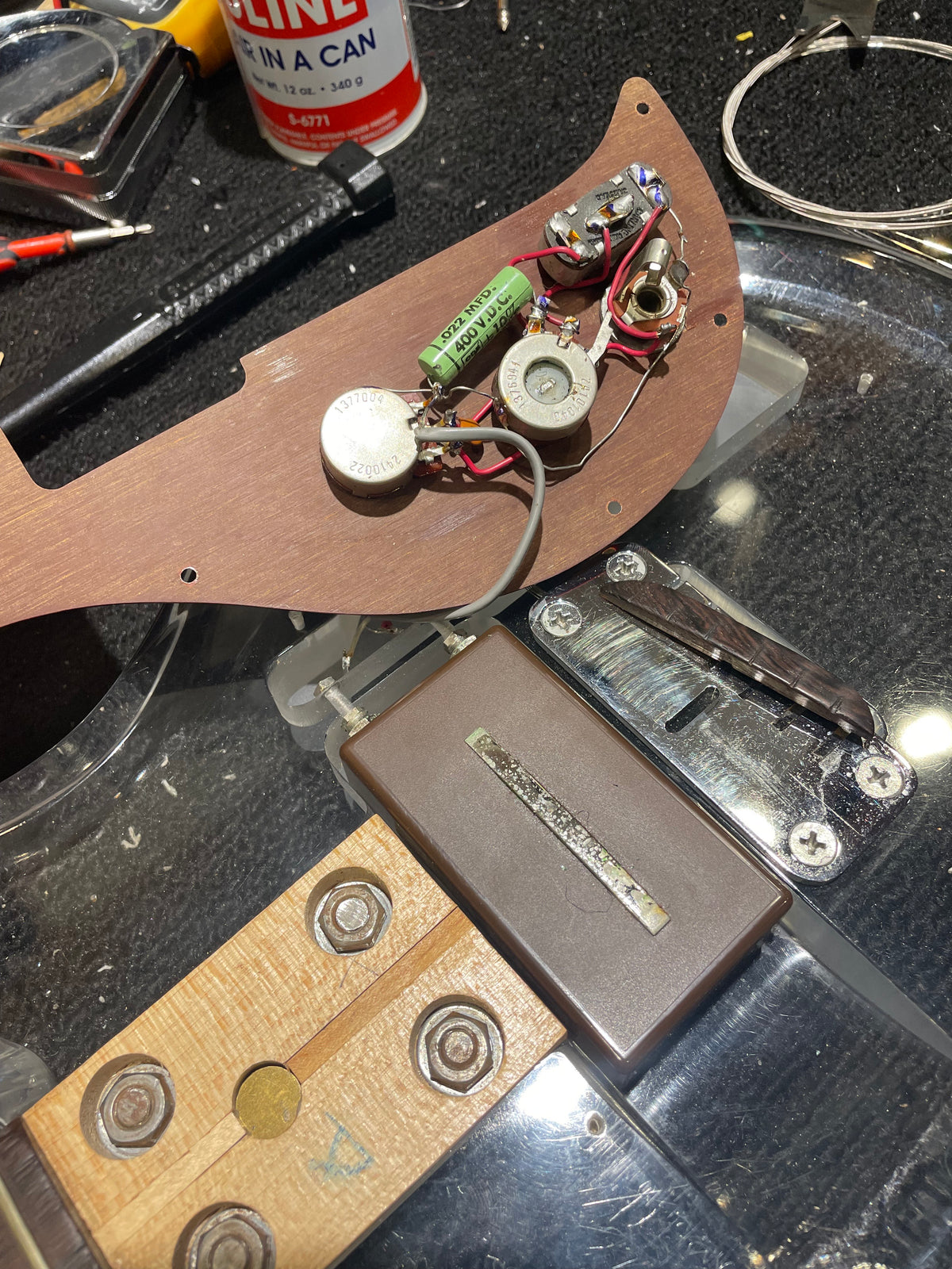 Ampeg Dan Armstrong Clear 1970s Electric Guitars / Solid Body