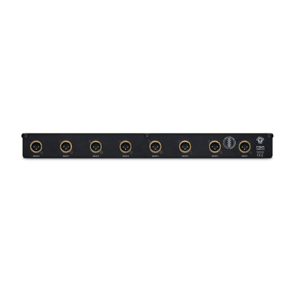 Black Lion Audio PBR XSplit8 Passive XLR Splitter w/ Transformer Accessories / Cable Adapters and Splitters