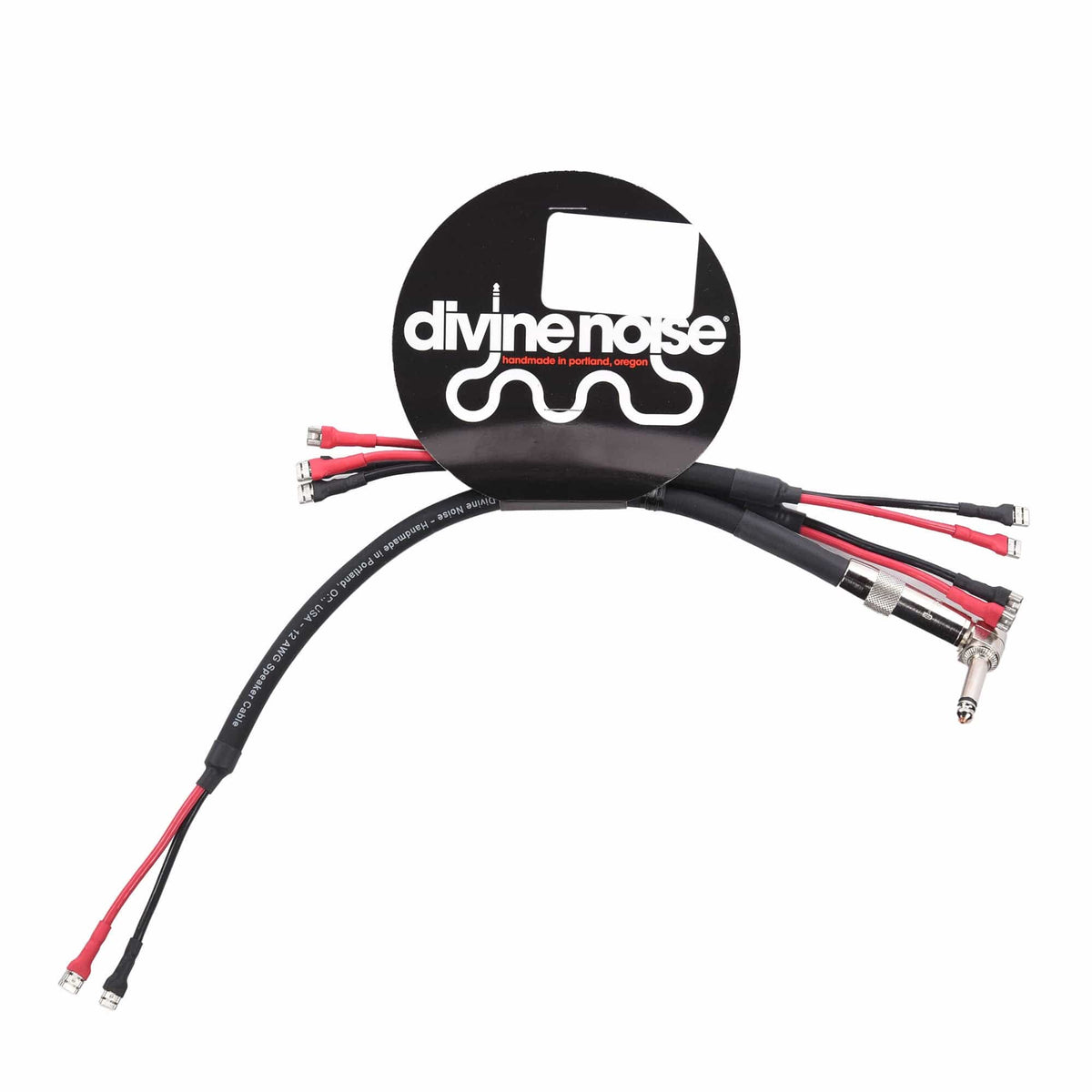 Divine Noise Combo Amp Speaker Cable Black - 3 Speaker Accessories / Cables