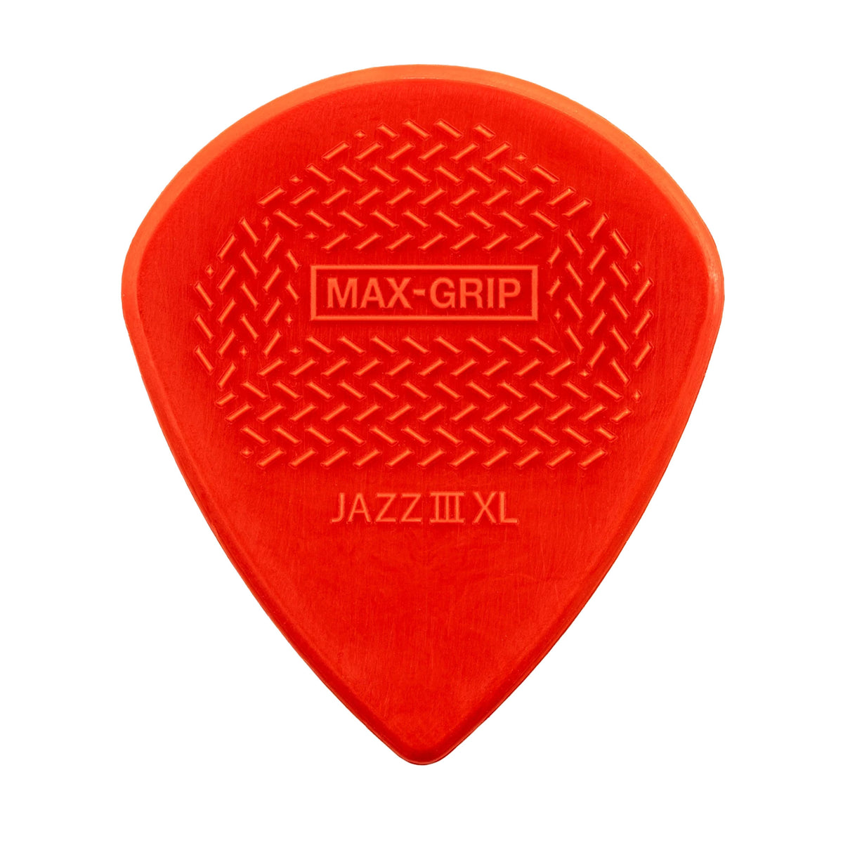 Dunlop Max-Grip Jazz III XL Red Nylon r 1.38 mm Guitar Pick 6-Pack Picks