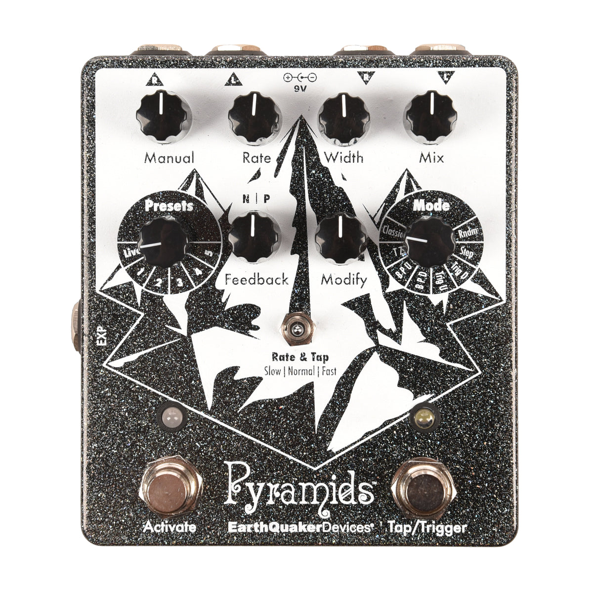 EarthQuaker Devices Pyramids Stereo Flanging Device Pedal One-of-a-Kind #03 Effects and Pedals / Phase Shifters