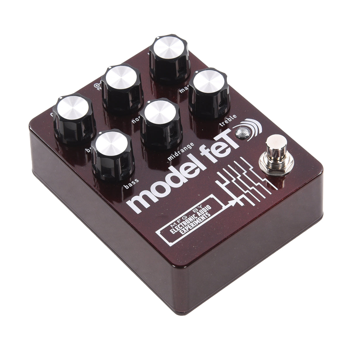 Electronic Audio Experiments Model feT Preamp Pedal Dragon's Blood Red Effects and Pedals / Overdrive and Boost