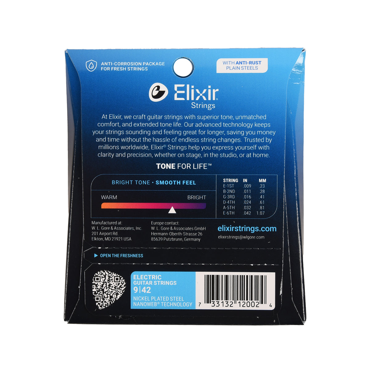Elixir Super Light Nanoweb Electric Guitar Strings 9-42 Accessories / Strings / Guitar Strings