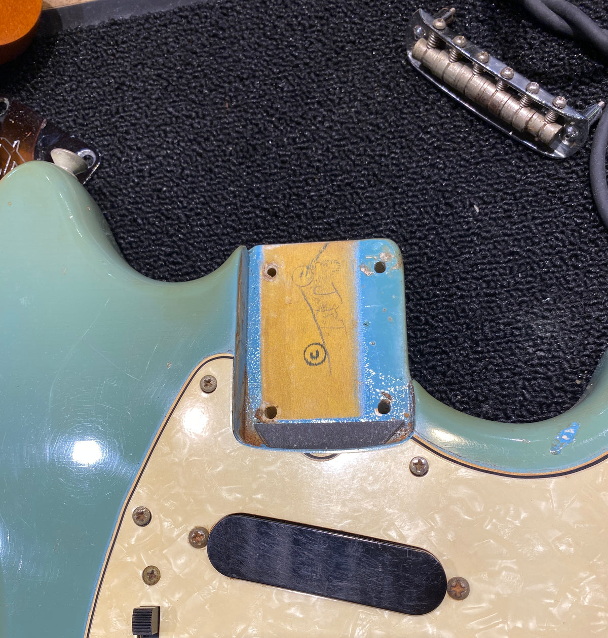 Fender Mustang Sonic Blue 1966 Electric Guitars / Solid Body