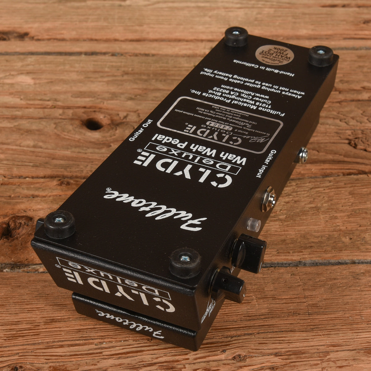 Fulltone Clyde Deluxe Wah Effect Pedals