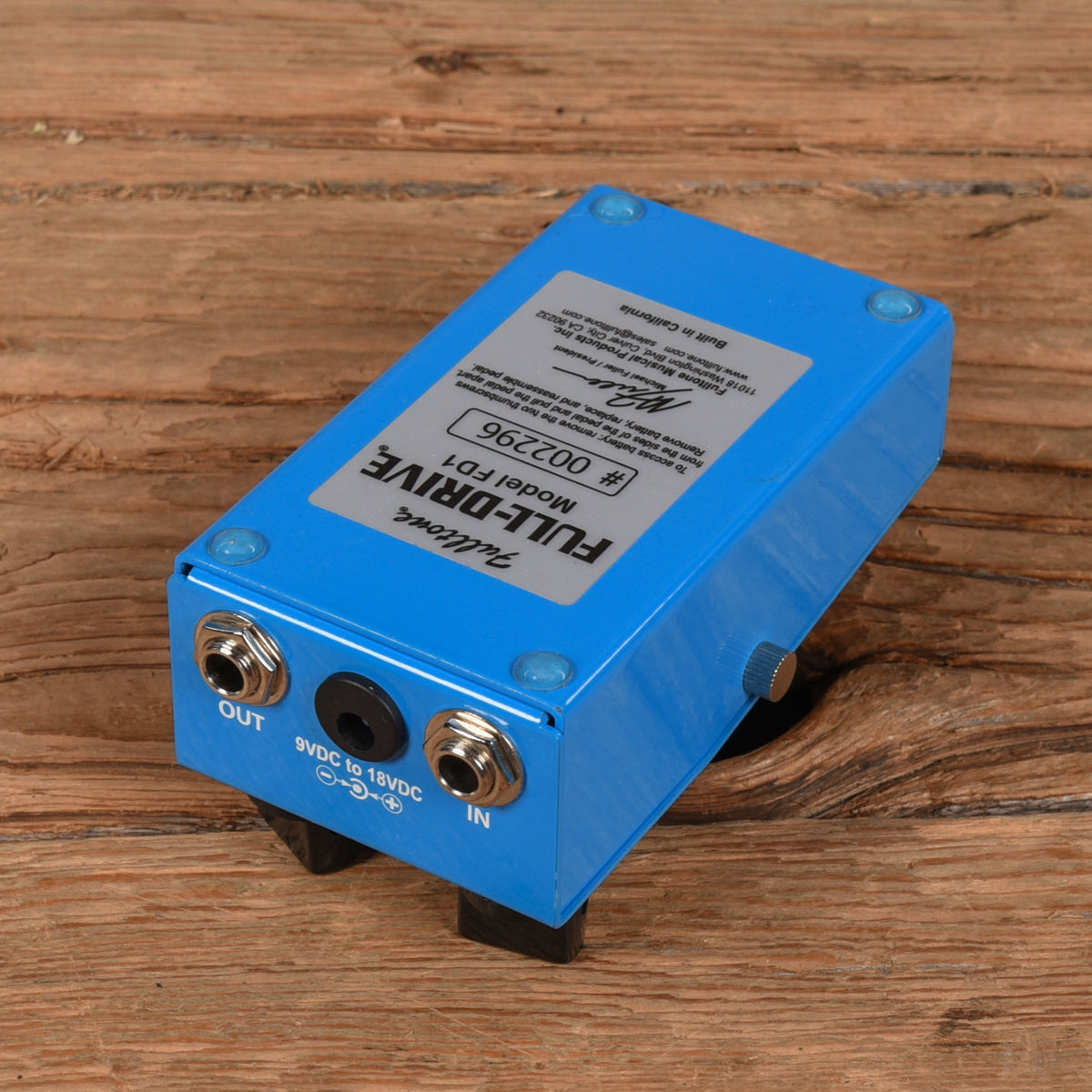 Fulltone Full Drive FD1 Effects and Pedals / Overdrive and Boost