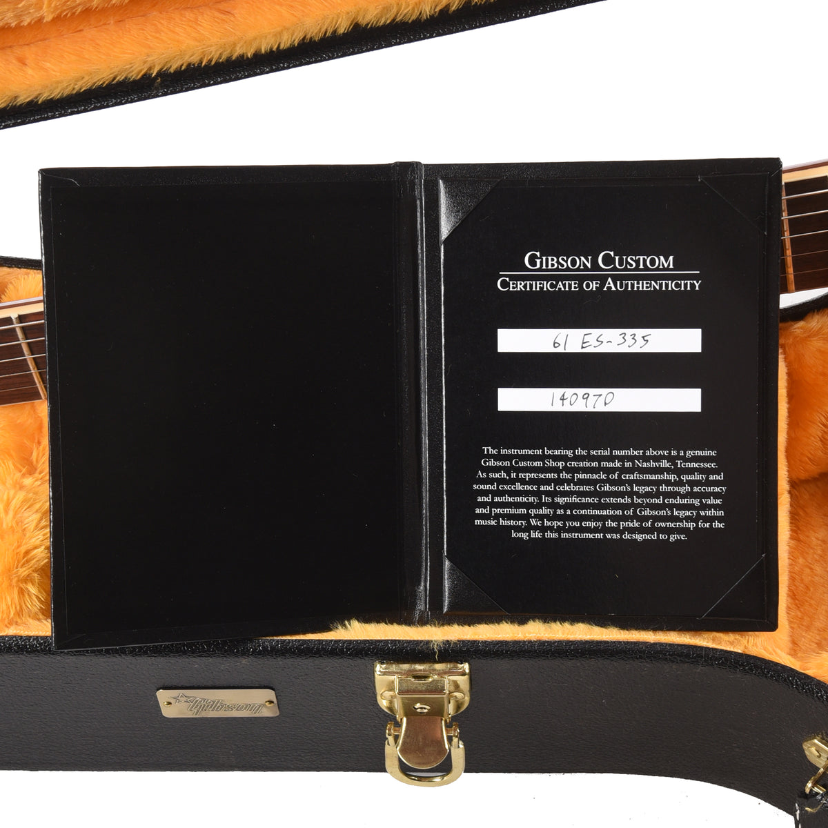 Gibson Custom Shop 1961 ES-335 LEFTY Heather Poly VOS Electric Guitars / Left-Handed