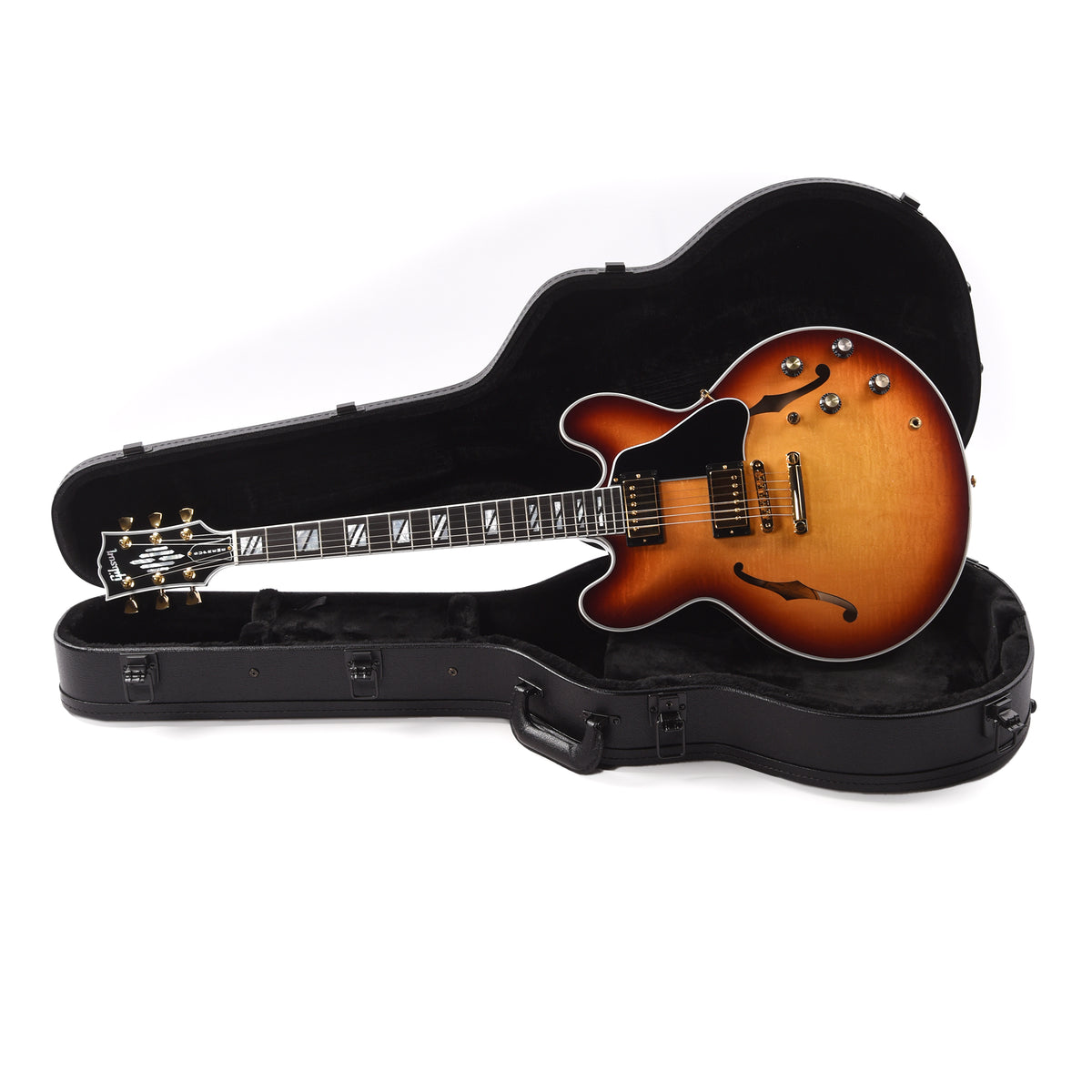 Gibson Modern ES Supreme AAA Maple Bourbon Burst Electric Guitars / Semi-Hollow