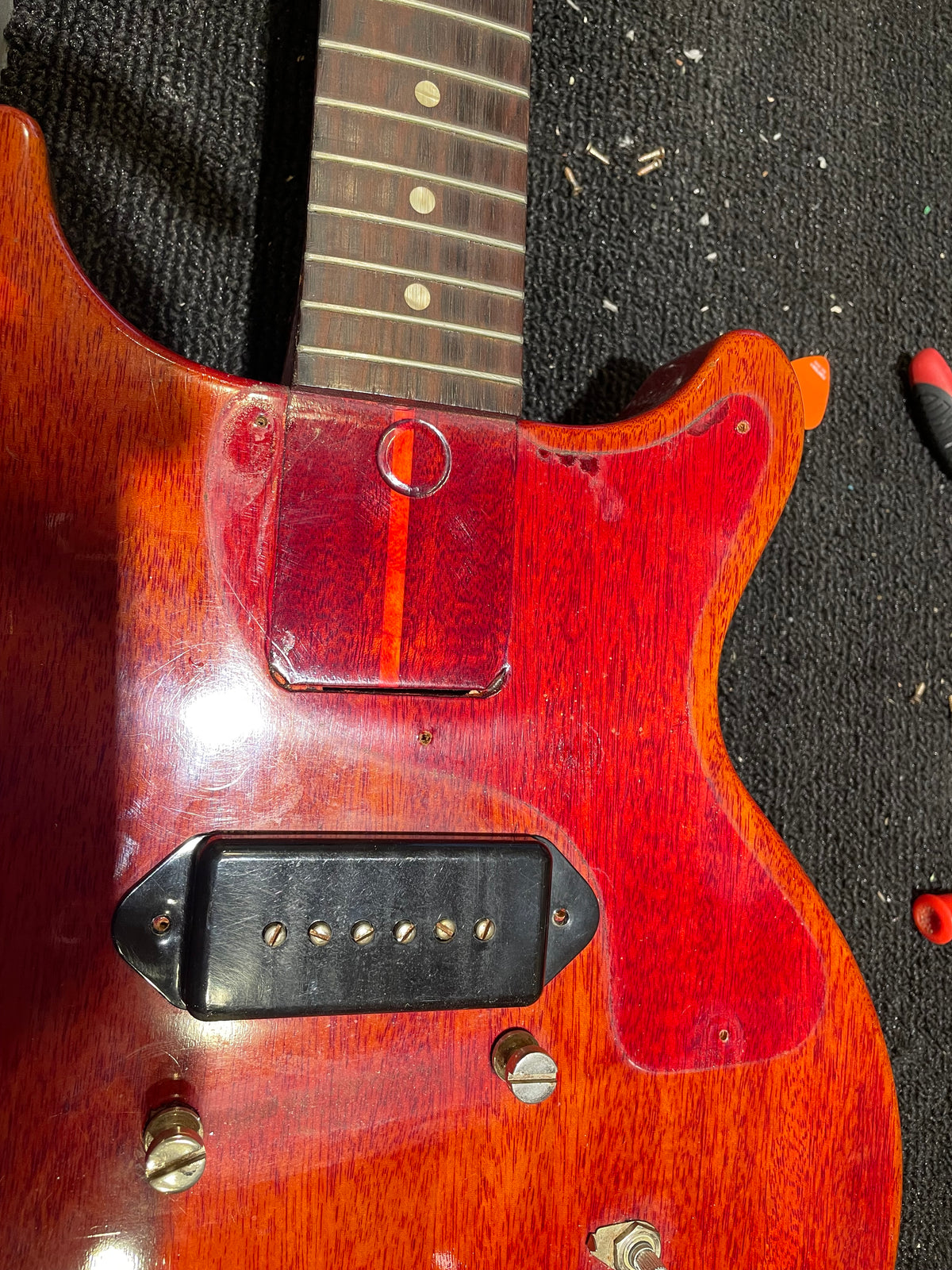 Gibson Les Paul Junior Cherry 1958 Electric Guitars / Solid Body