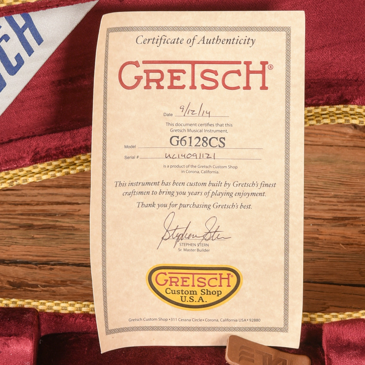Gretsch Custom Shop Stephen Stern G6128CS Duo-Jet Aged Burgundy Mist 2014 Electric Guitars / Solid Body