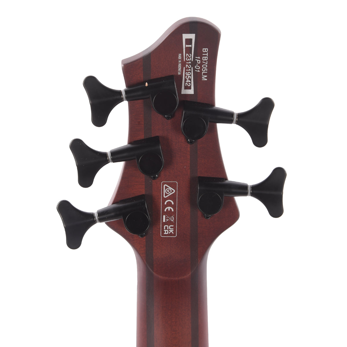 Ibanez BTB705LMNNF Bass Workshop 5-String Multi Scale Electric Bass Natural Browned Burst Flat Bass Guitars / 5-String or More