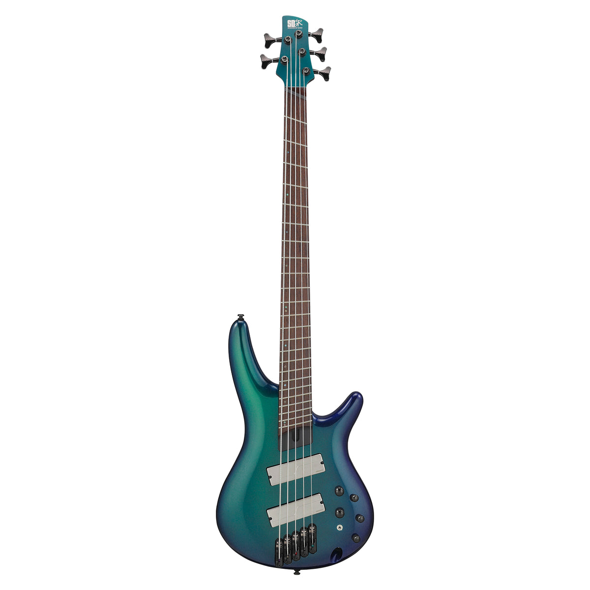 Ibanez SRMS725BCM Bass Workshop 5-String Electric Multiscale Bass Blue Chameleon Bass Guitars / 5-String or More