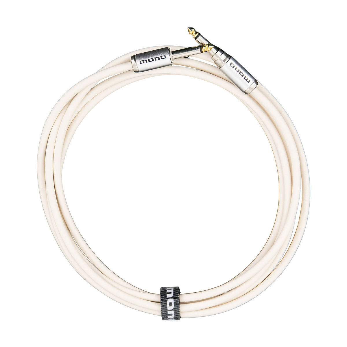 MONO Stage Instrument Cable Standard Straight to Silent 10' White Accessories / Cables