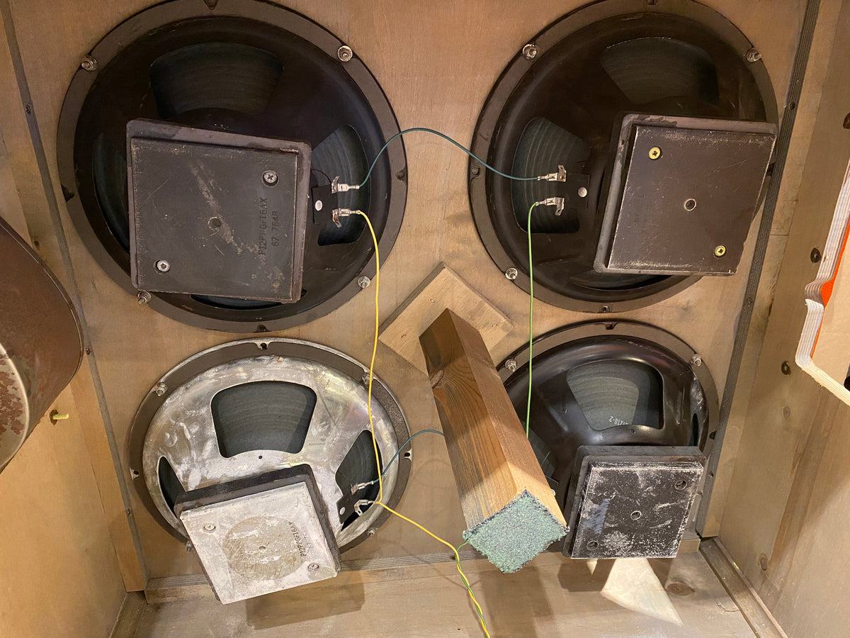Orange 4x12 Cabinet 1970s Amplifiers