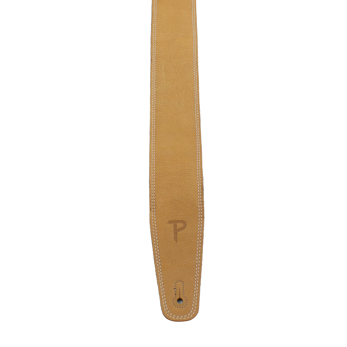 Perri's Moto Series Double Stitched Padded Leather 2.5" Matte Sandlewood Guitar Strap Straps