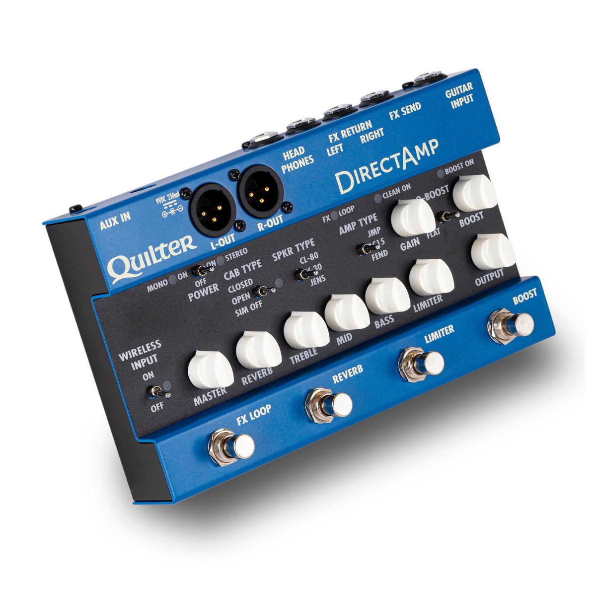 Quilter Labs DirectAmp Stereo Amp Simulator Pedal Effects and Pedals / Cabinet Simulators