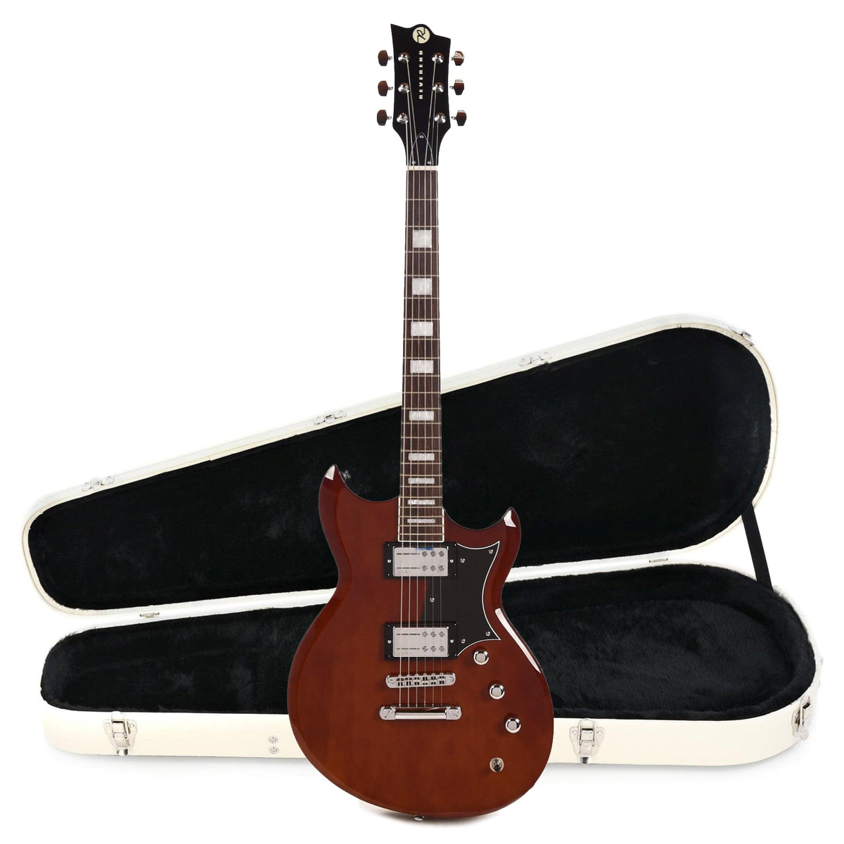 Reverend Bob Balch Signature Violin Brown Hardshell Case Bundle Electric Guitars / Solid Body