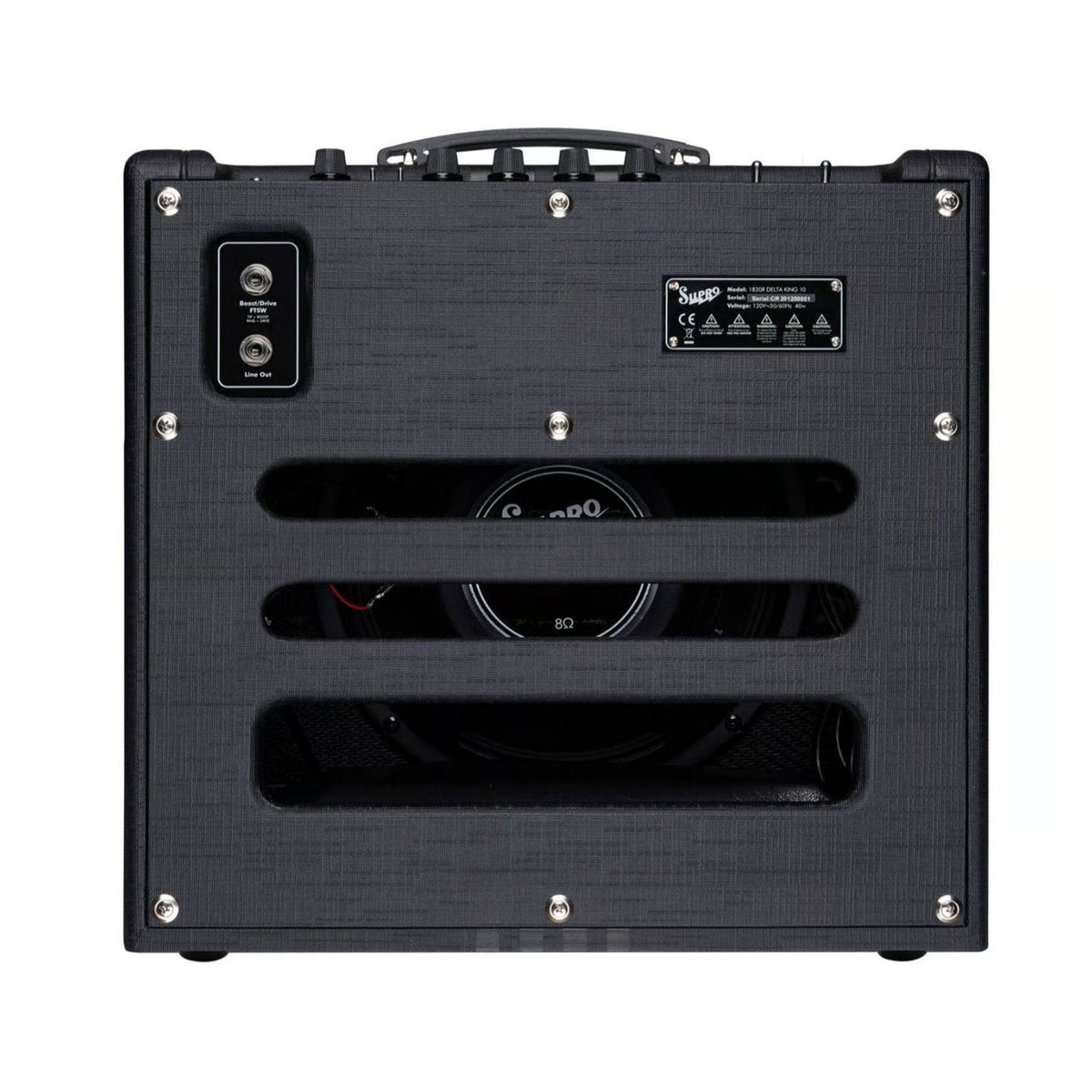 Supro Delta King 10 5W 1x10 Guitar Combo Amp w/ Reverb Black & Black Amps / Guitar Combos