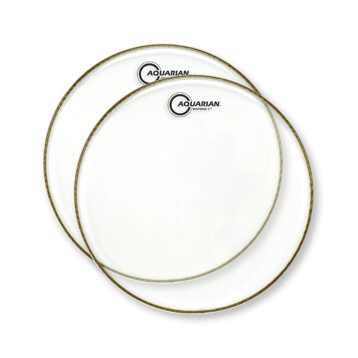 Aquarian 16" Response 2 Clear Batter (2 Pack Bundle) Drums and Percussion / Parts and Accessories / Heads