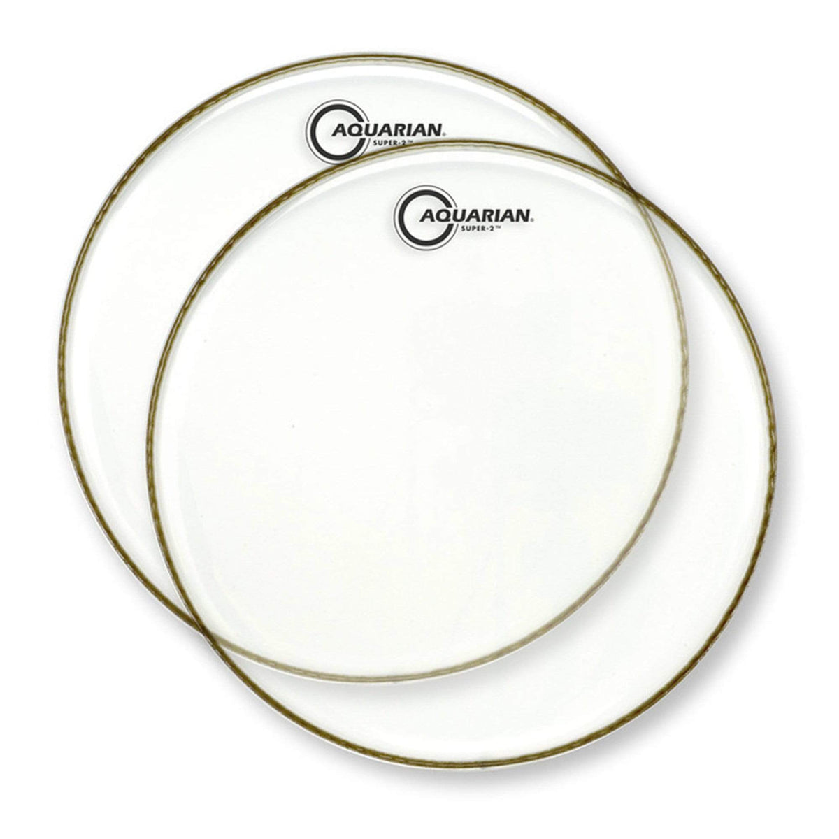 Aquarian 18" Super 2 Clear Batter Head (2 Pack Bundle) Drums and Percussion / Parts and Accessories / Heads