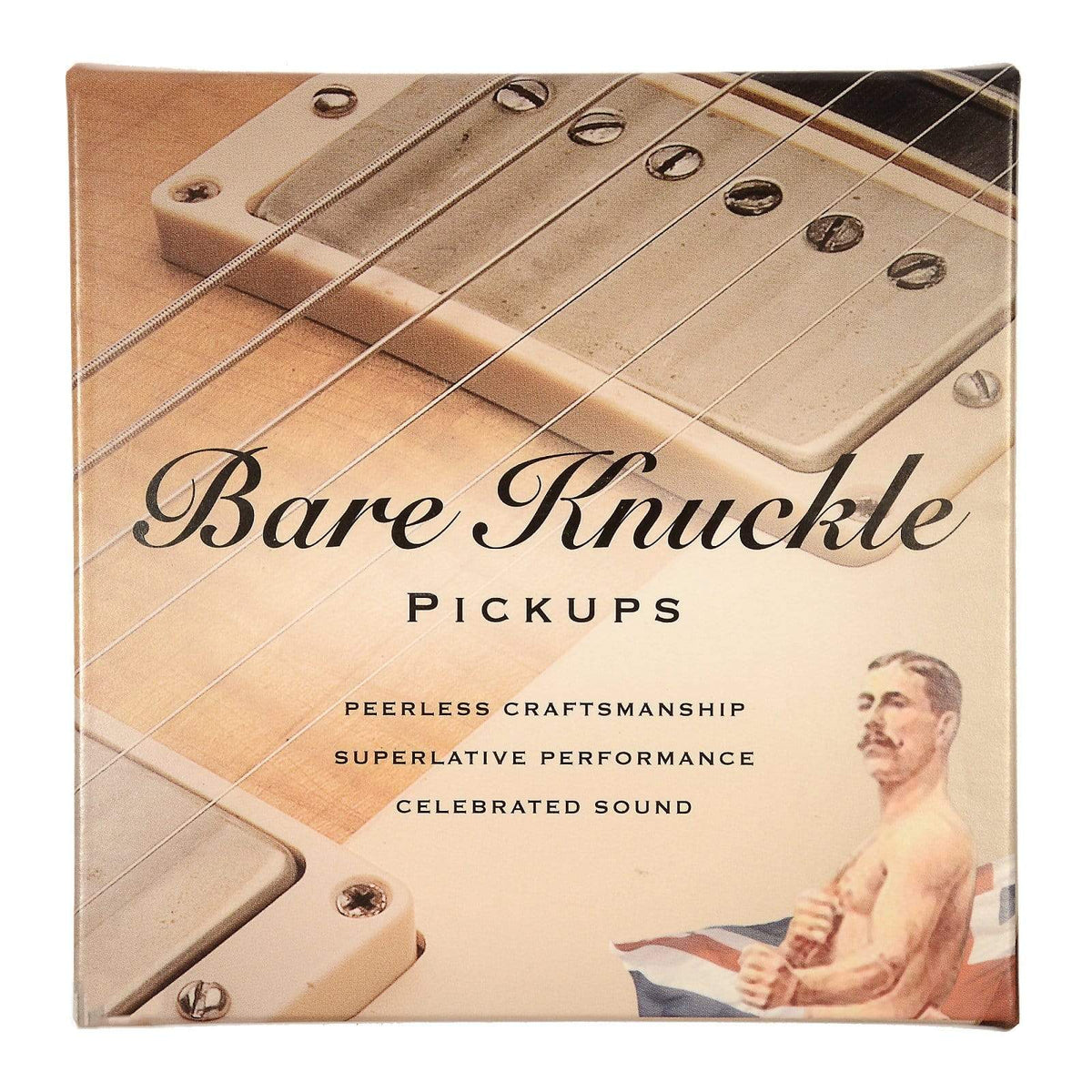 Bare Knuckle HB Aftermath Set 50mm 4-Conductor Short Leg Nickel Parts / Guitar Pickups