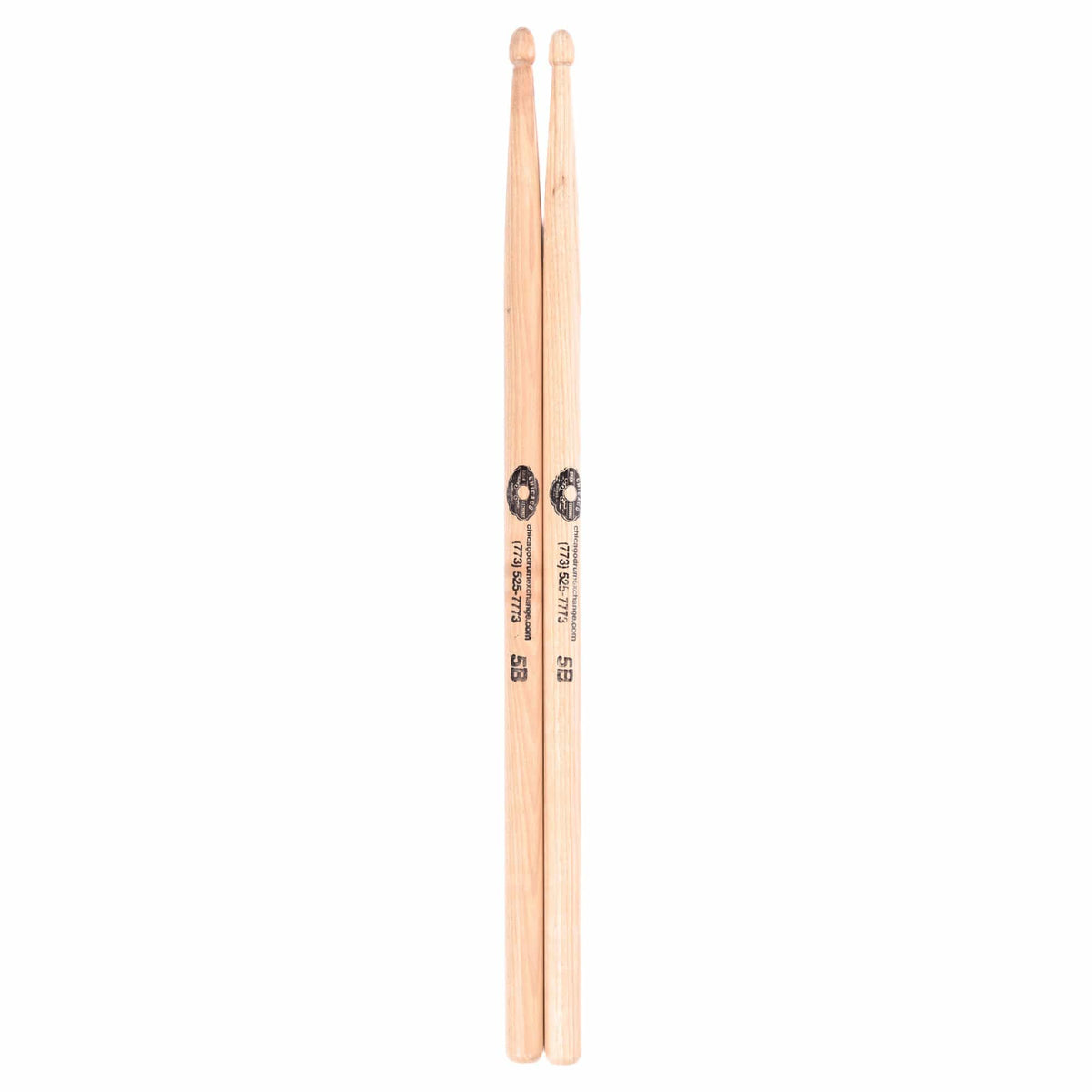 Chicago Drum Exchange CDE 5B Vater 2nd Quality Wood Tip Custom Imprint Drum Sticks (12 Pair Bundle) Drums and Percussion / Parts and Accessories / Drum Sticks and Mallets