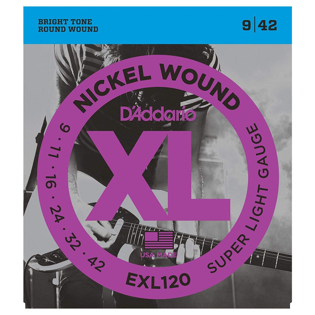 D'Addario EXL120 Electric 9-42 (6 Pack Bundle) Accessories / Strings / Guitar Strings