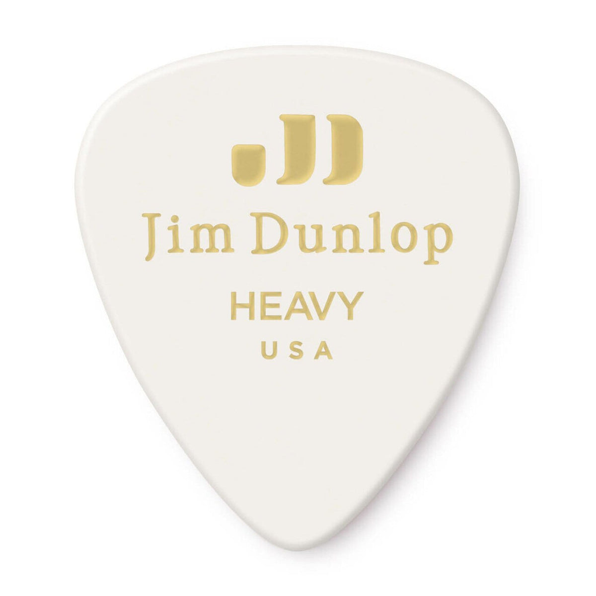 Dunlop Celuloid Classics White Hvy 4 Pack (48) Bundle Accessories / Picks
