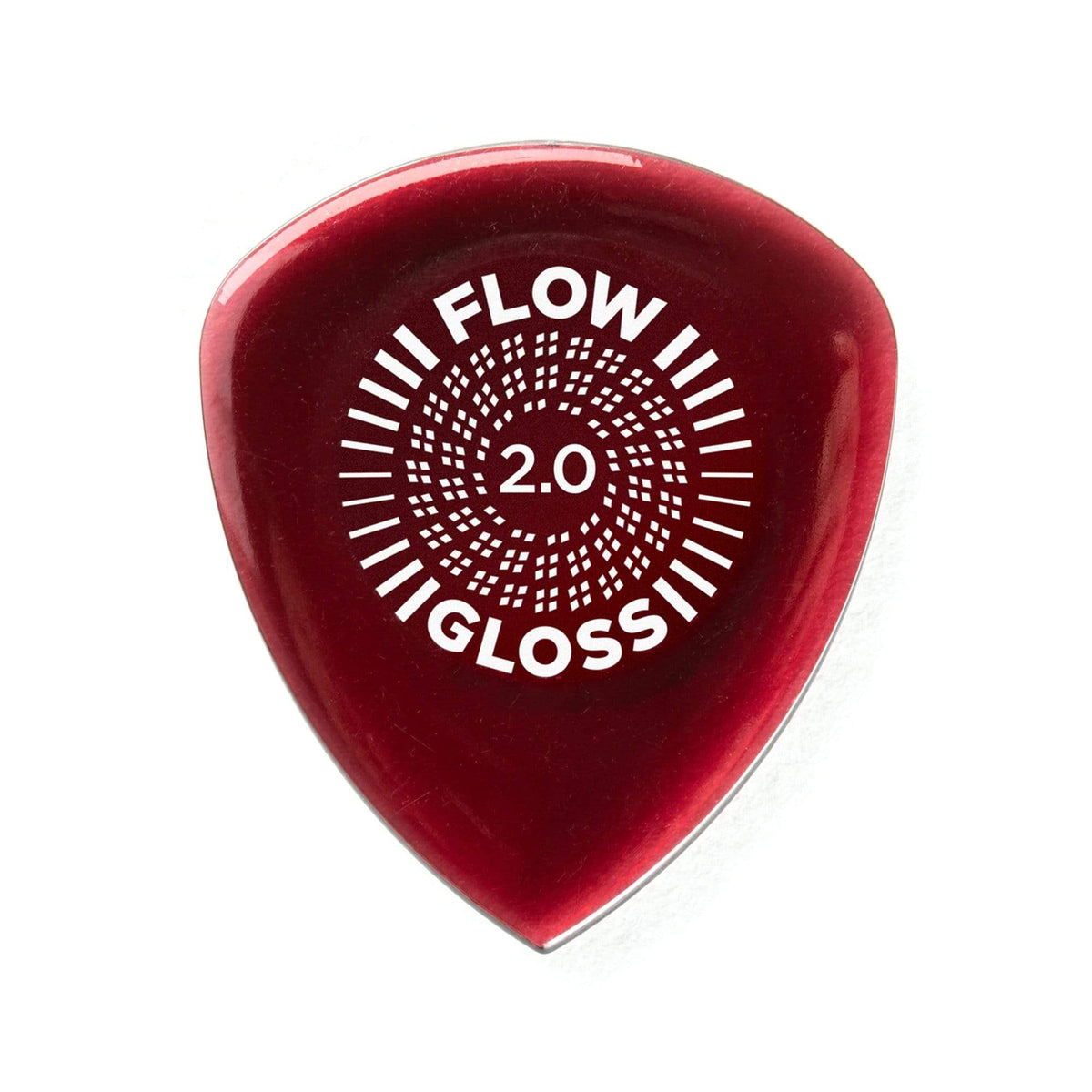 Dunlop Flow Gloss Picks 2.0mm 3 Pack (9) Bundle Accessories / Picks