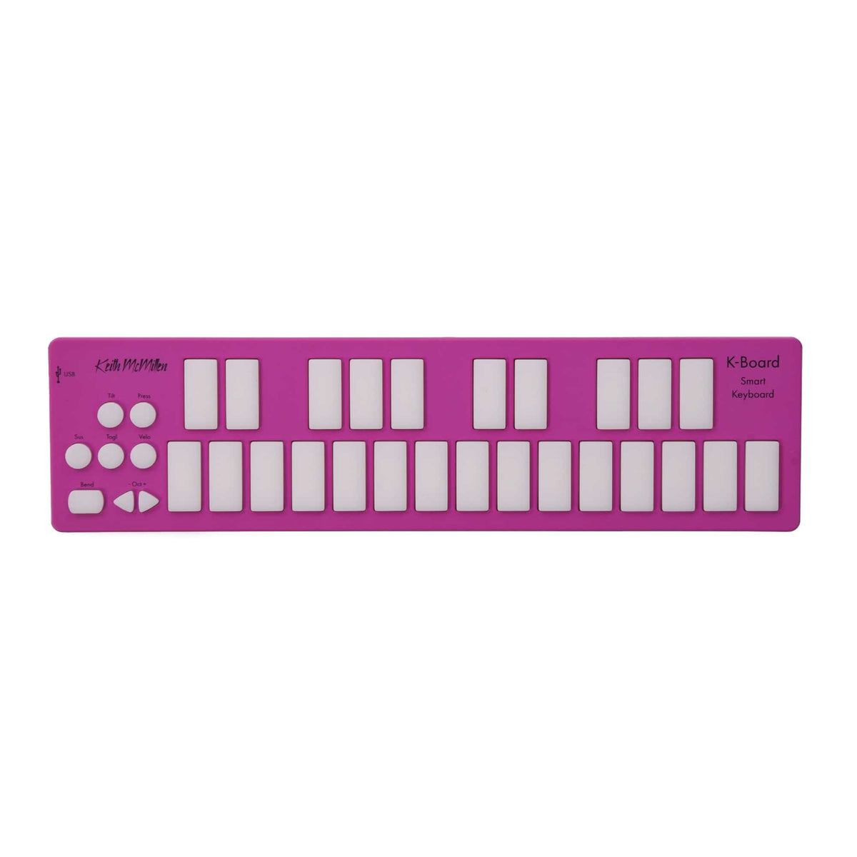 Keith McMillen K-Board USB MIDI Mini Keyboard Controller Orchid Keyboards and Synths / Controllers