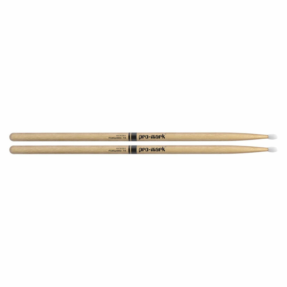 Promark American Hickory 7A Nylon Tip Drum Sticks Drums and Percussion / Parts and Accessories / Drum Sticks and Mallets