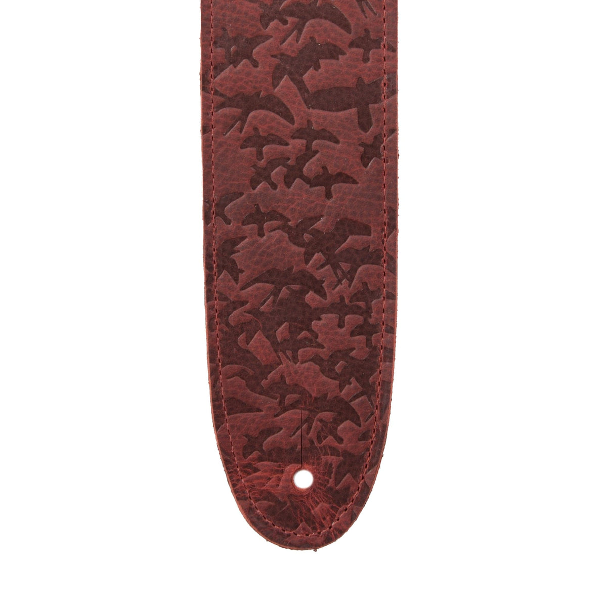 PRS 2.5" Leather Bird Swarm Strap Rust Accessories / Straps