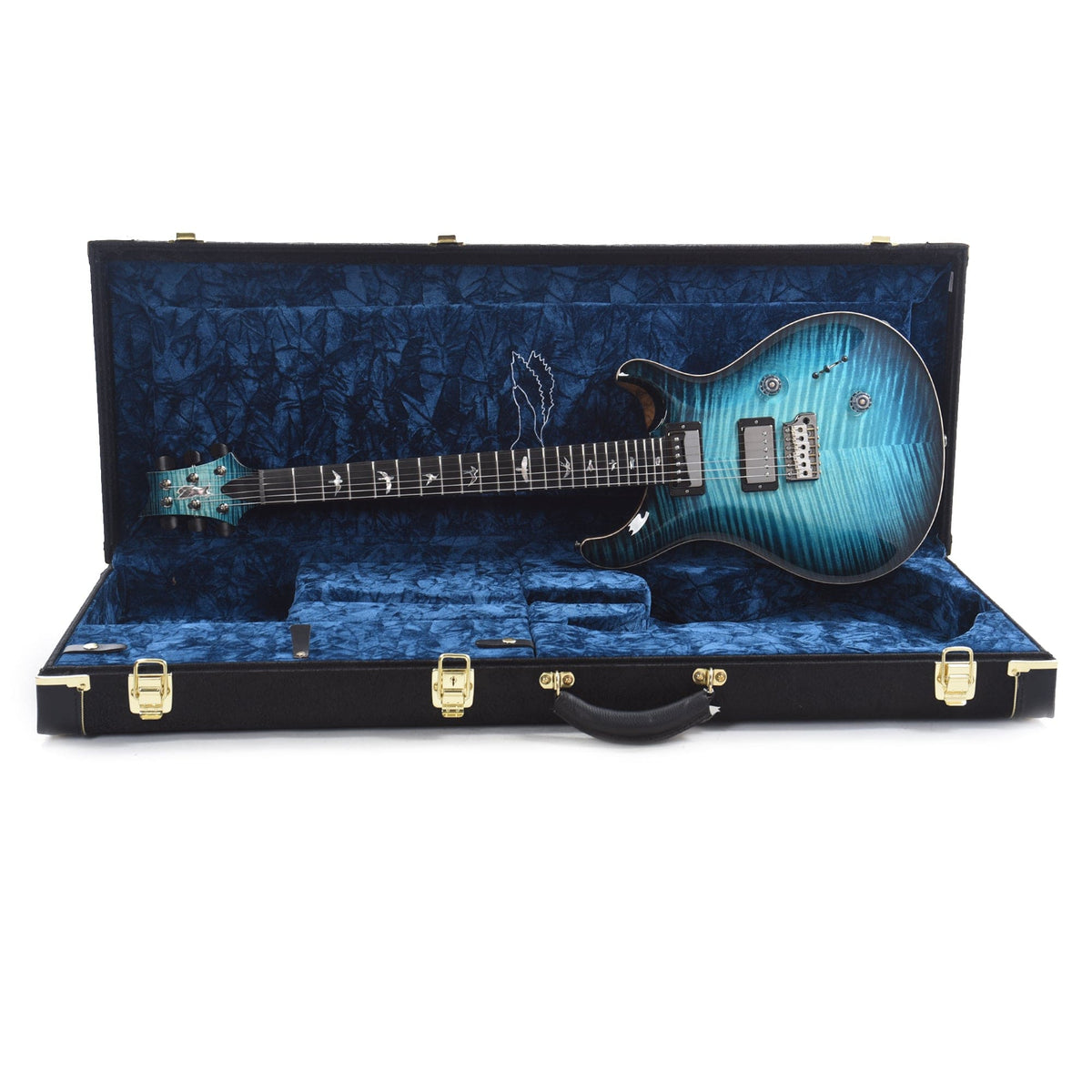 PRS Private Stock #9434 Custom 24 Sub Zero Glow Smoked Burst Curly Maple w/Black Limba Body & Neck Electric Guitars / Solid Body