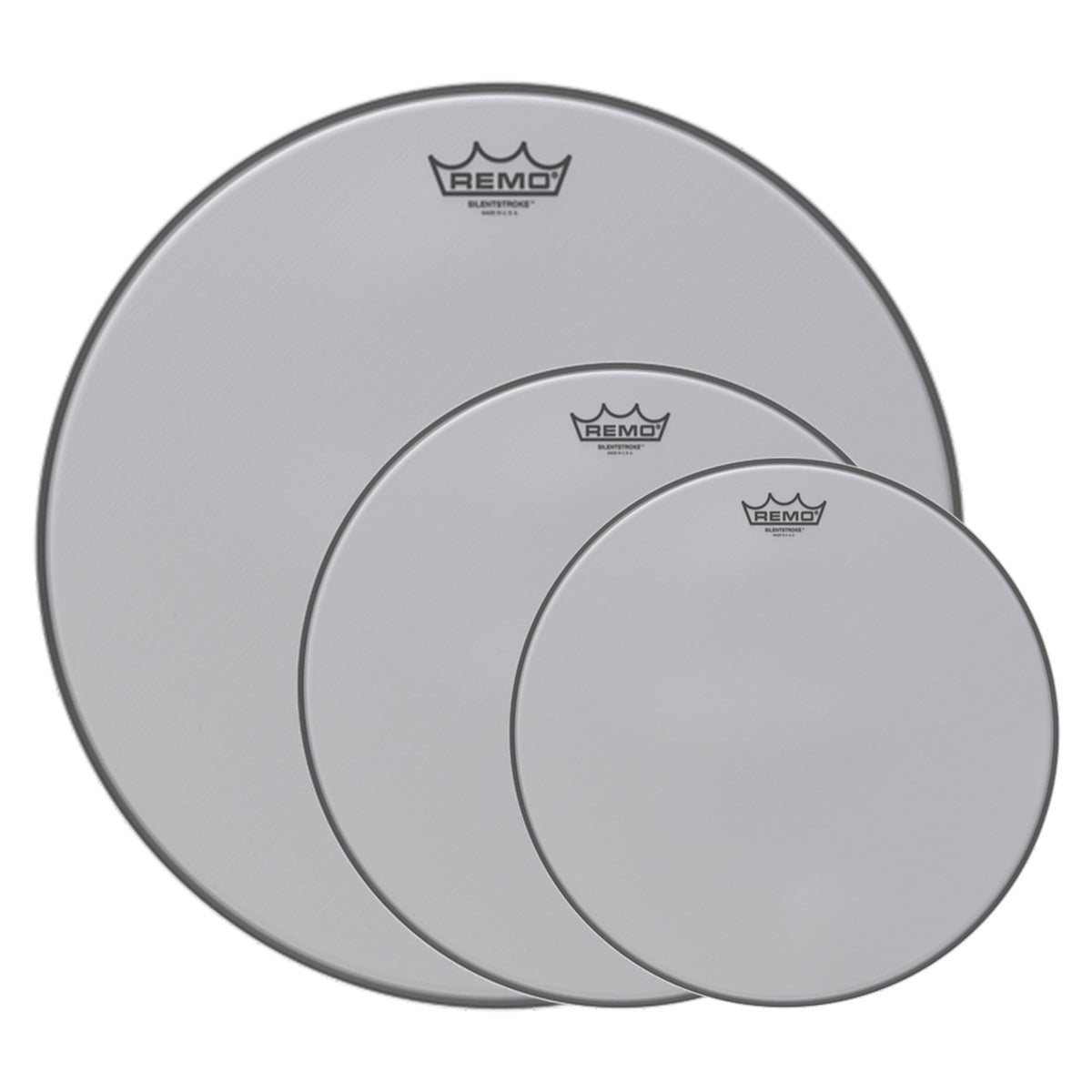 Remo 12/14/20" Silentstroke Drumhead (3 Pack Bundle) Drums and Percussion / Parts and Accessories / Heads