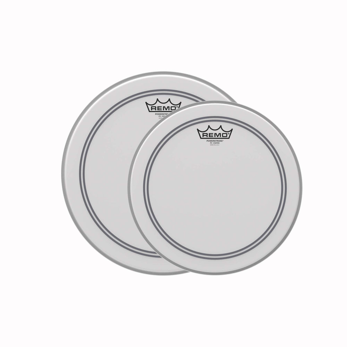 Remo 12/14" Powerstroke 3 Coated Drumhead (2 Pack Bundle) Drums and Percussion / Parts and Accessories / Heads