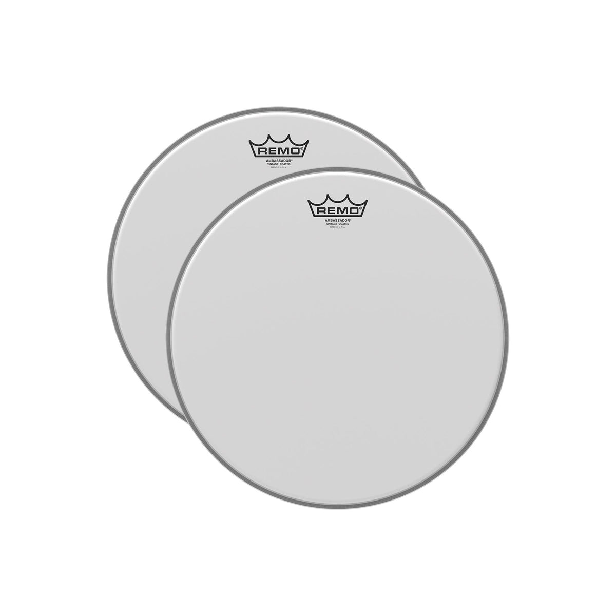 Remo 13" Ambassador Vintage Coated Drumhead (2 Pack Bundle) Drums and Percussion / Parts and Accessories / Heads