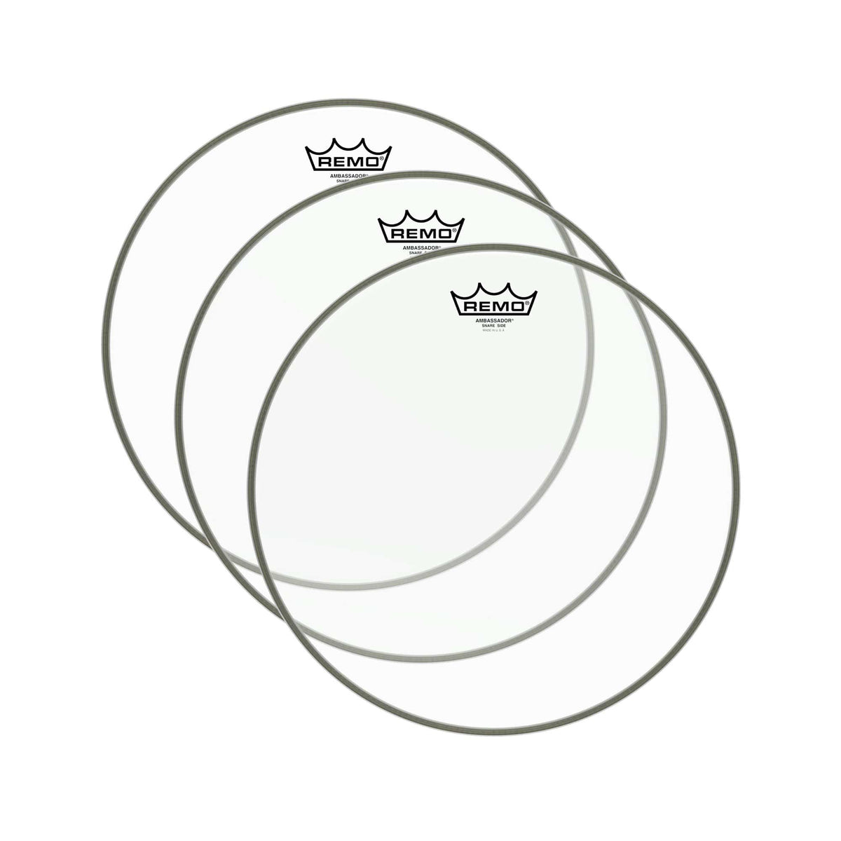Remo 14" Ambassador Hazy Snare Side Drumhead (3 Pack Bundle) Drums and Percussion / Parts and Accessories / Heads