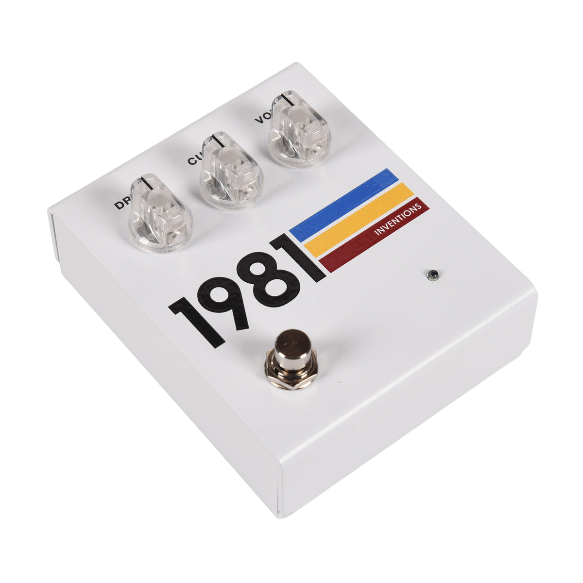 1981 Inventions DRV Overdrive Pedal White Hyperfade Effects and Pedals / Overdrive and Boost
