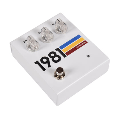 1981 Inventions DRV Overdrive Pedal White Hyperfade Effects and Pedals / Overdrive and Boost