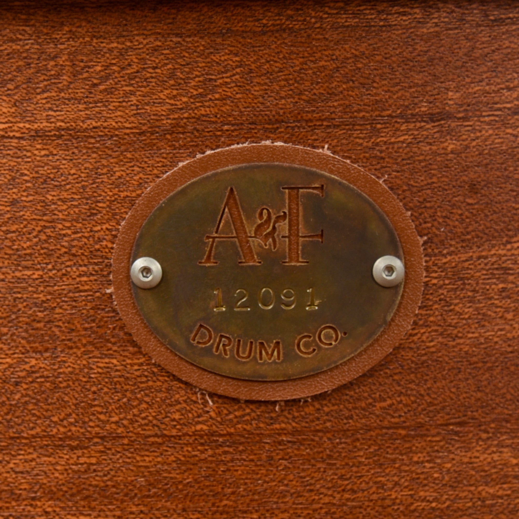 A&F Drum Co. Pancake Drum Kit 10/14/18 Concert Toms Mahogany USED Drums and Percussion / Acoustic Drums / Full Acoustic Kits