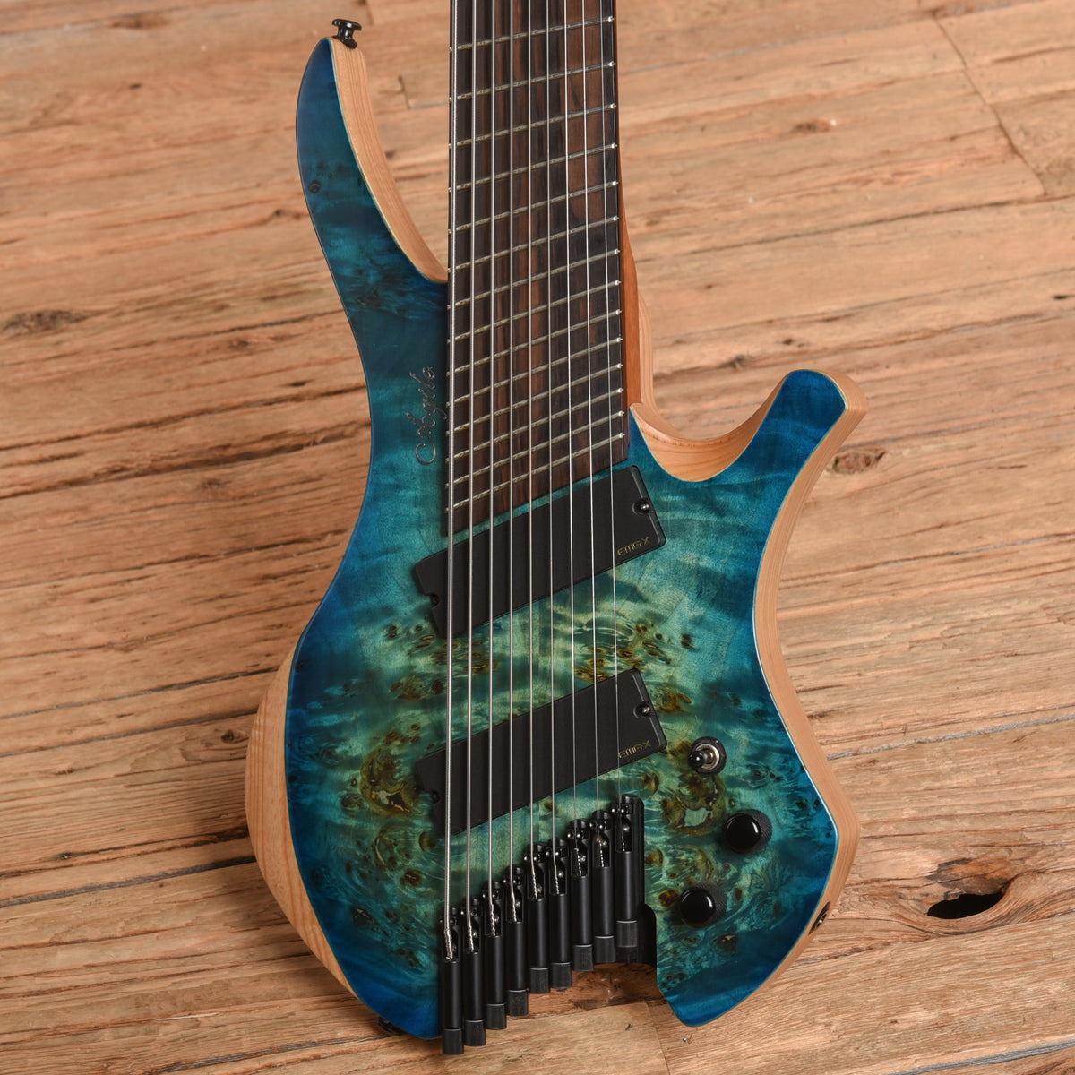 Agile Headless 9-String Blue Burst Electric Guitars / Solid Body