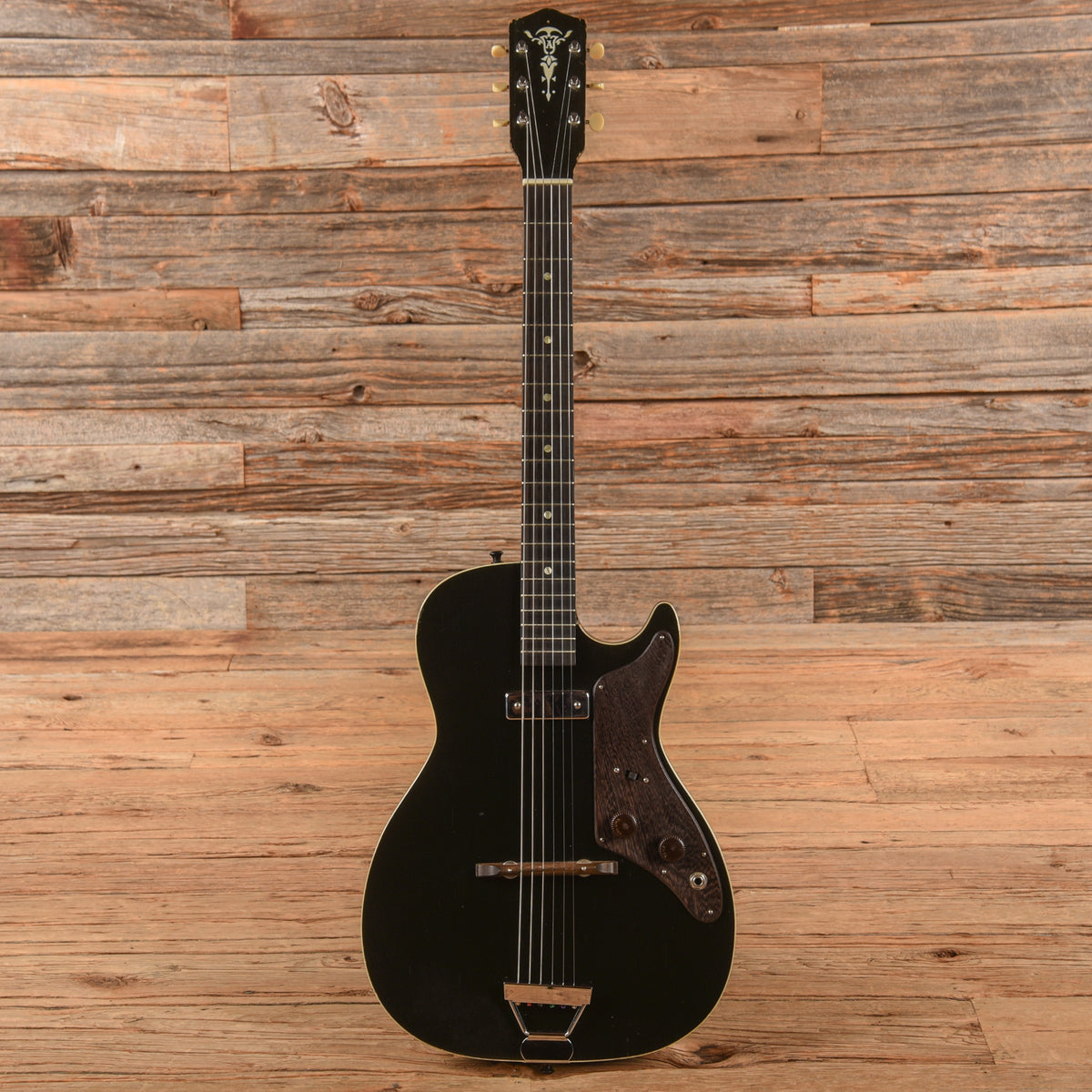 Alden H45 Black 1960s Electric Guitars / Hollow Body