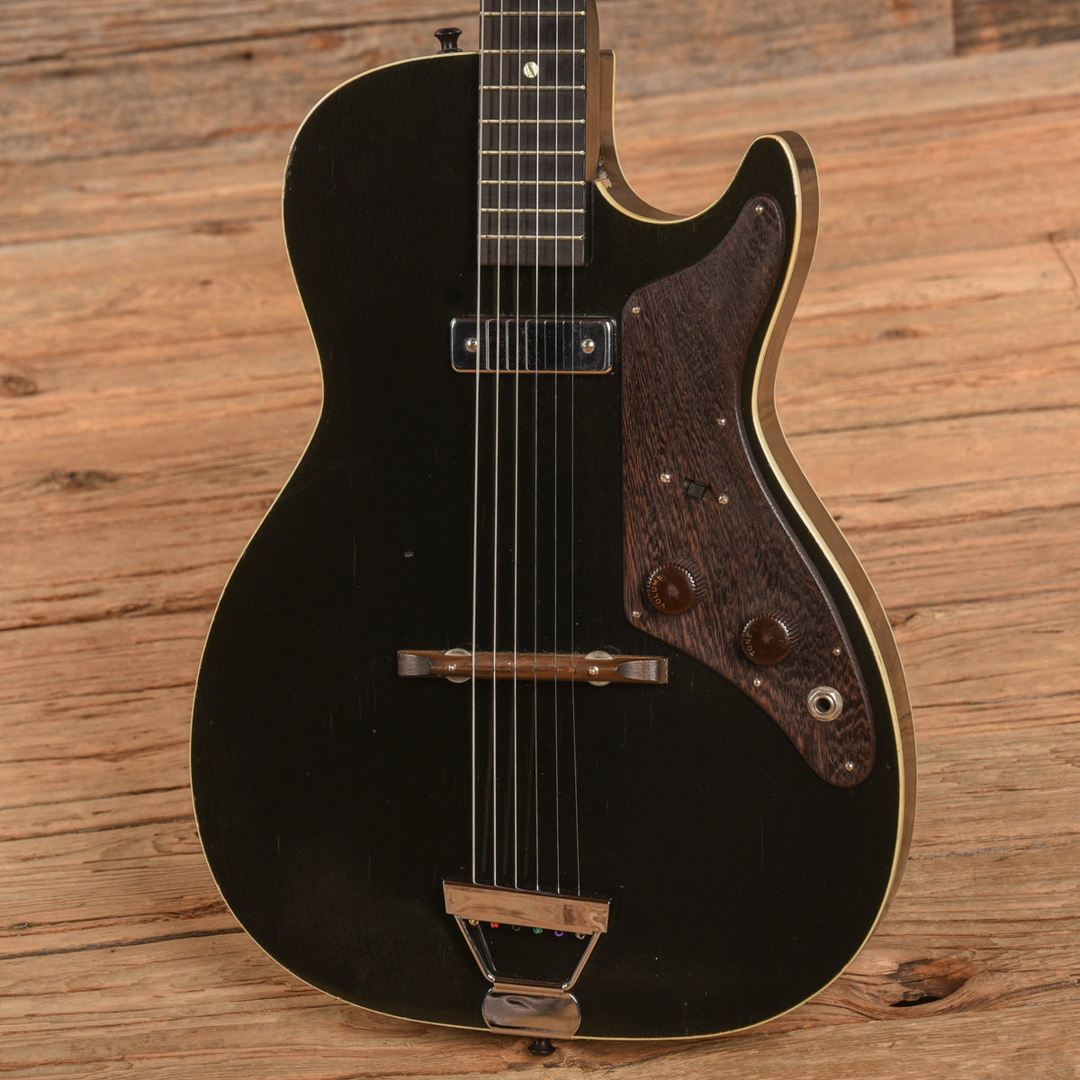 Alden H45 Black 1960s Electric Guitars / Hollow Body