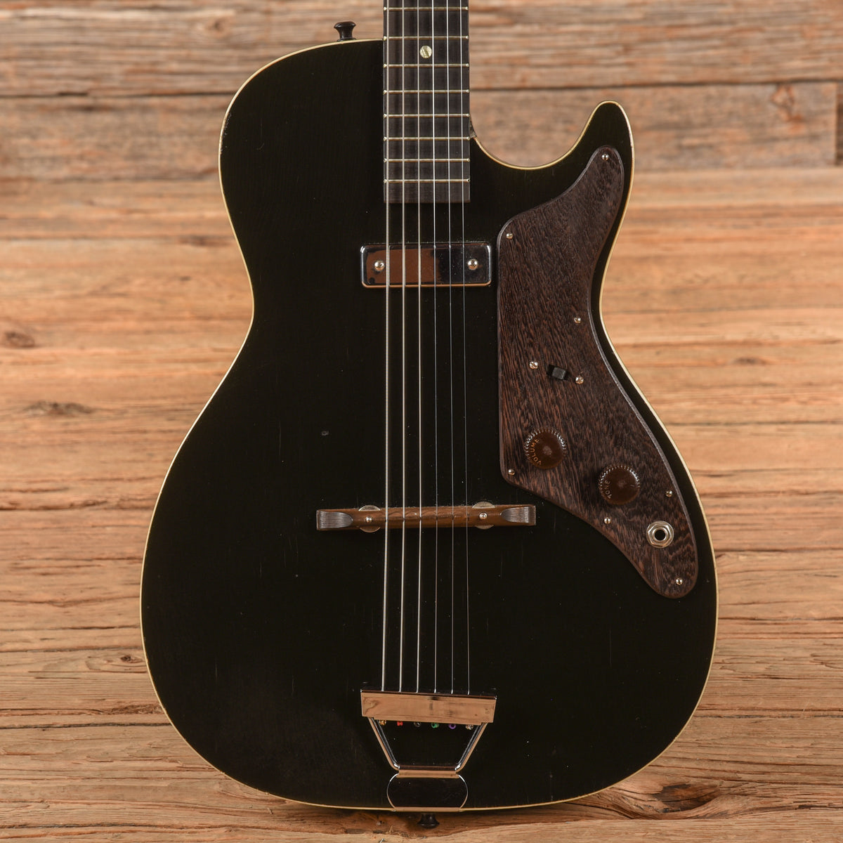 Alden H45 Black 1960s Electric Guitars / Hollow Body
