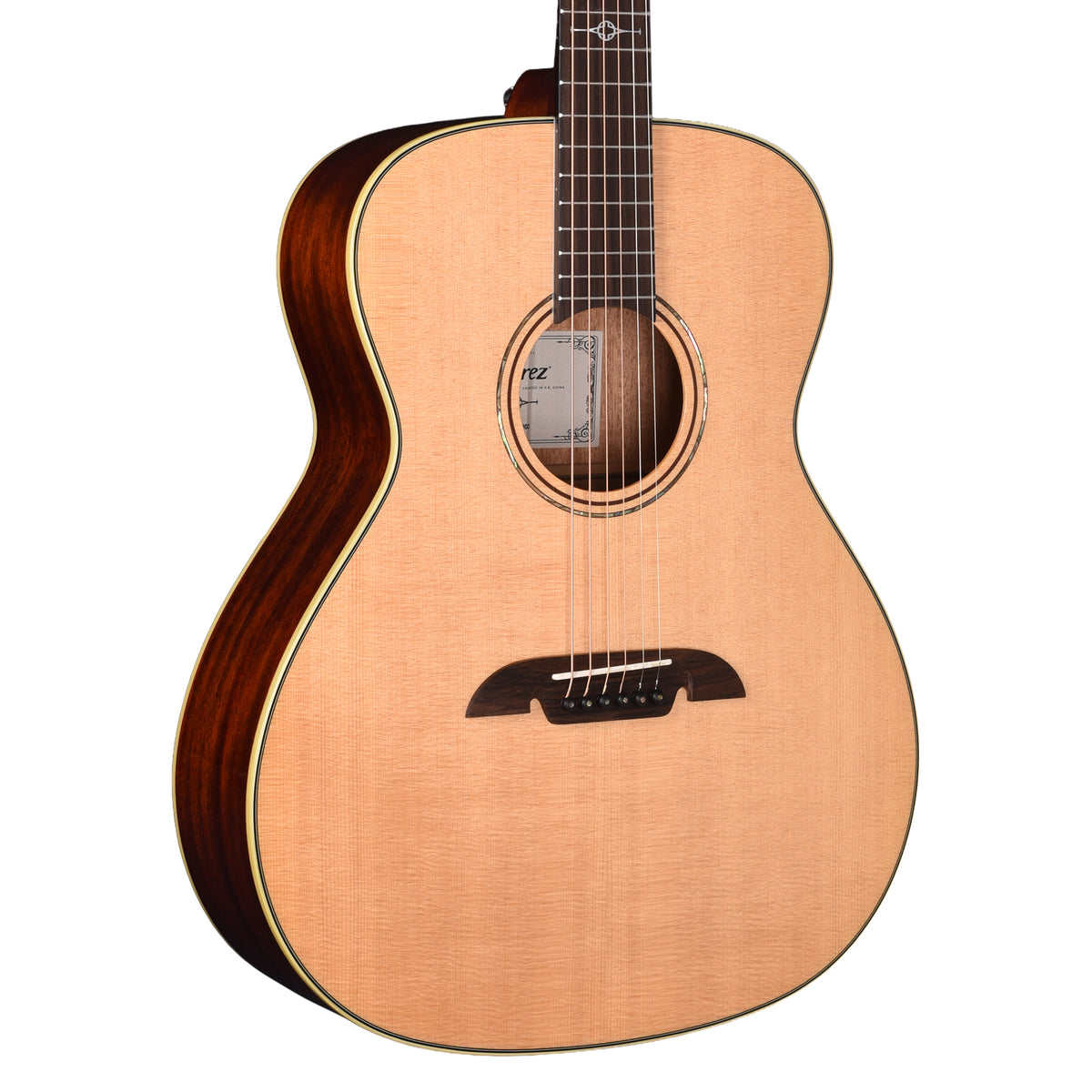 Alvarez MG60 Masterworks Grand Auditorium Solid AAA Sitka Spruce/Solid African Mahogany Natural Acoustic Guitars