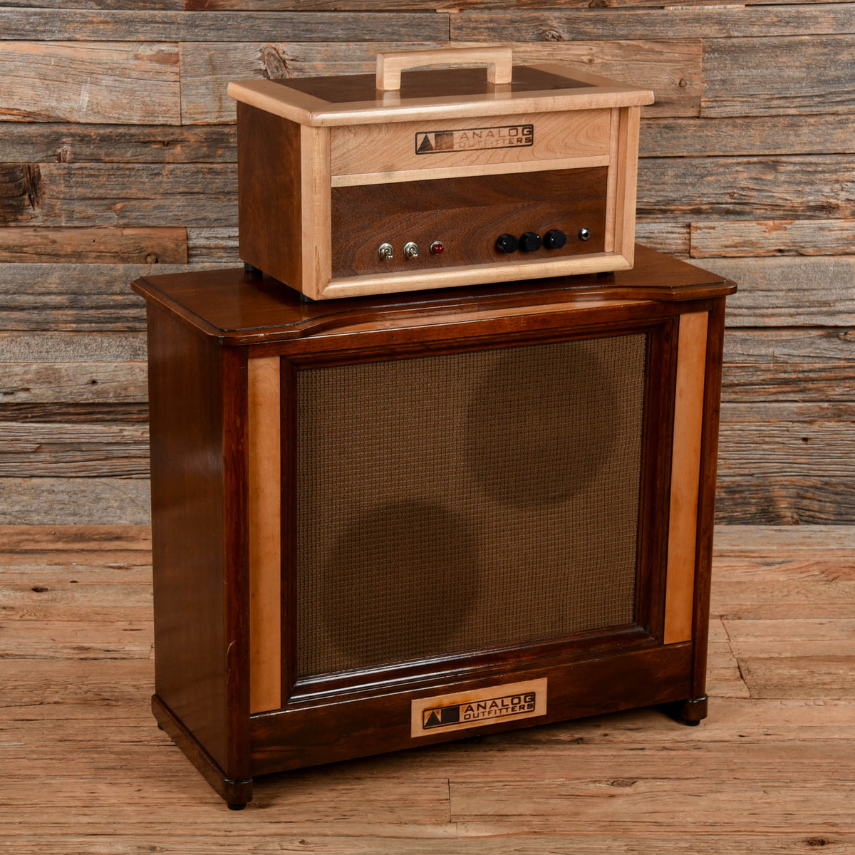 Analog Outfitters Organic 15 15-Watt Guitar Amp Head w/ Matching 2x10" Cab Amps / Guitar Amps / Guitar Cabinets