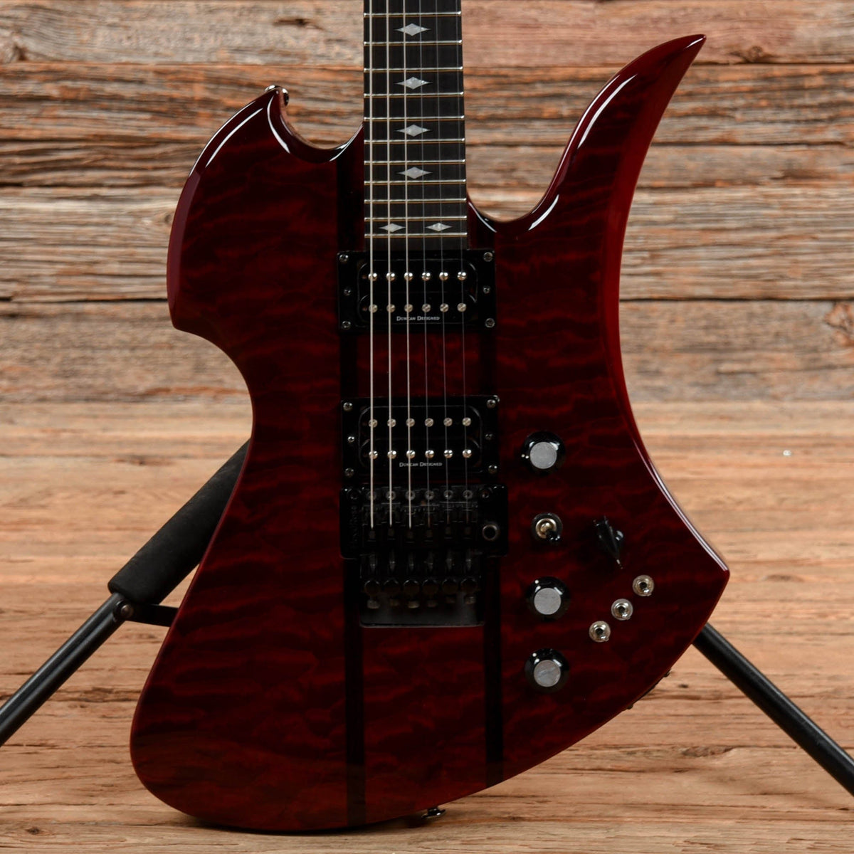 B.C. Rich Mockingbird ST Transparent Red 2008 Electric Guitars / Solid Body