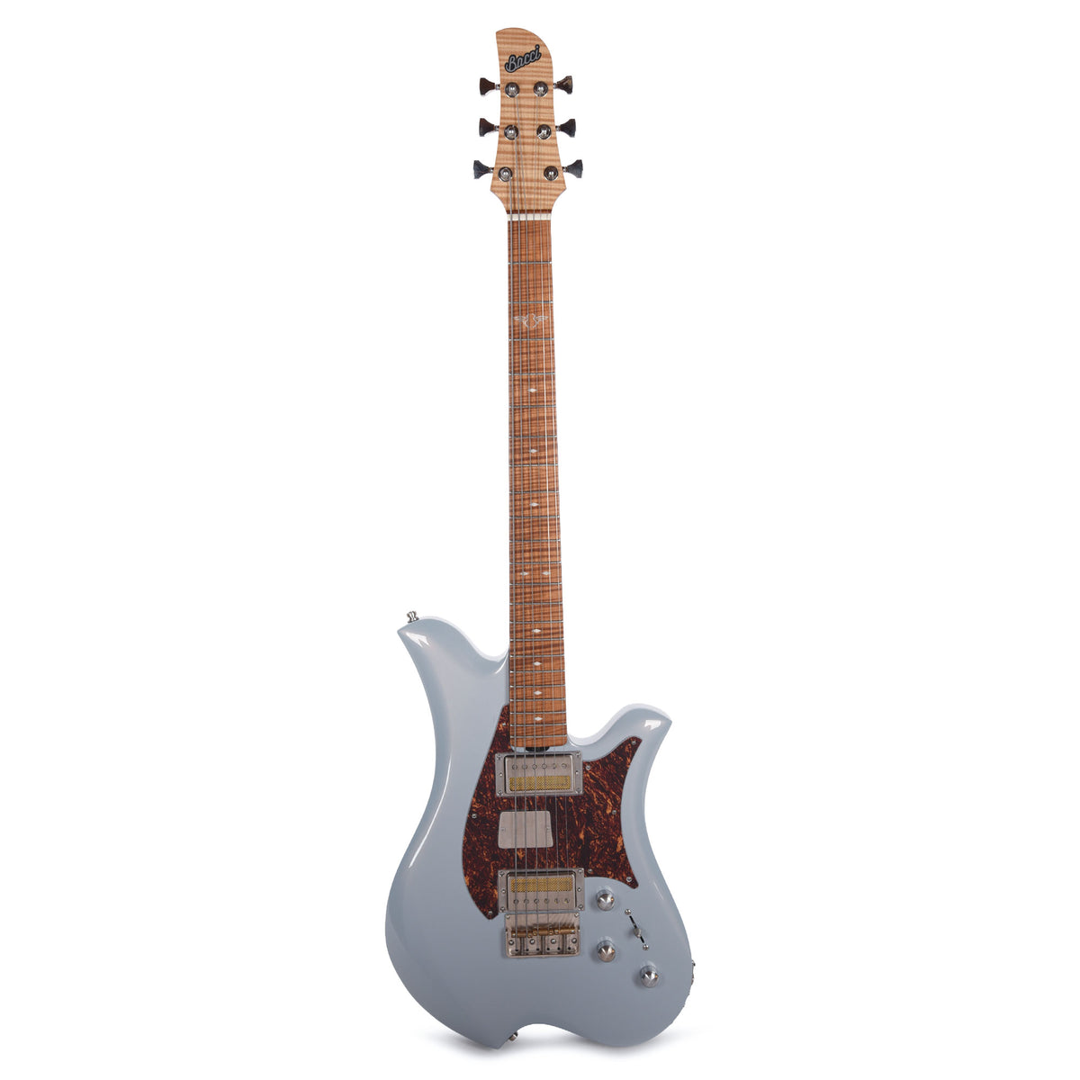 Bacci Leonardo Officina Celeste Dual Output Baritone Red Alder Light Blue Electric Guitars / Solid Body