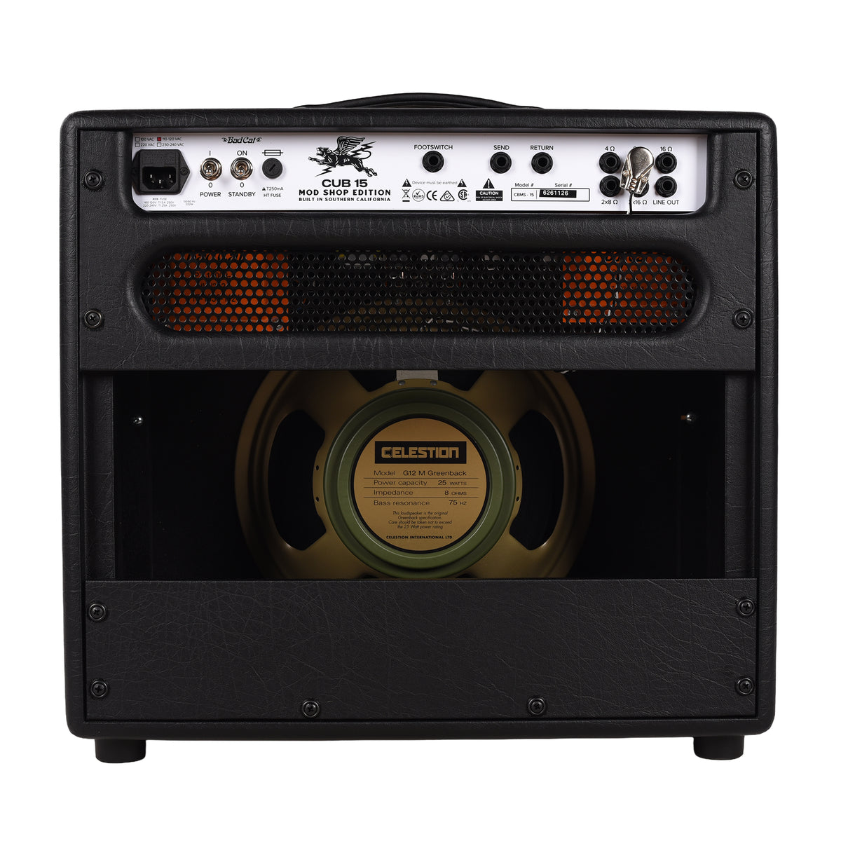 Bad Cat Mod Shop Cub 15 15w 1x12 Tube Amp Combo Amplifiers