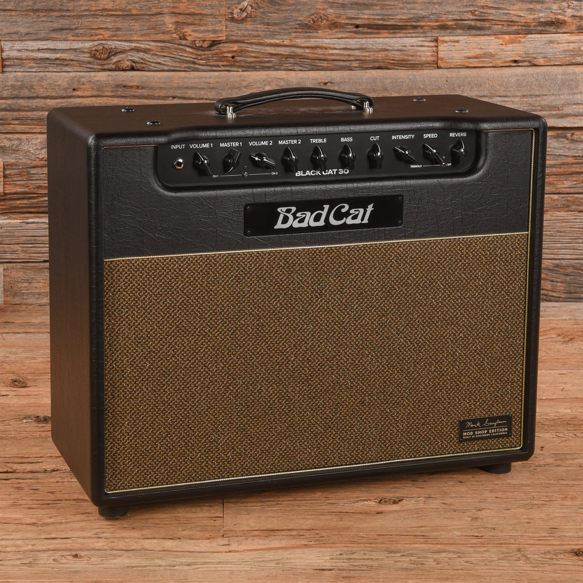 Bad Cat Mod Shop Mark Sampson Designed Black Cat 30 30-Watt 1x12" Guitar Combo Amp Amps / Guitar Amps / Guitar Cabinets